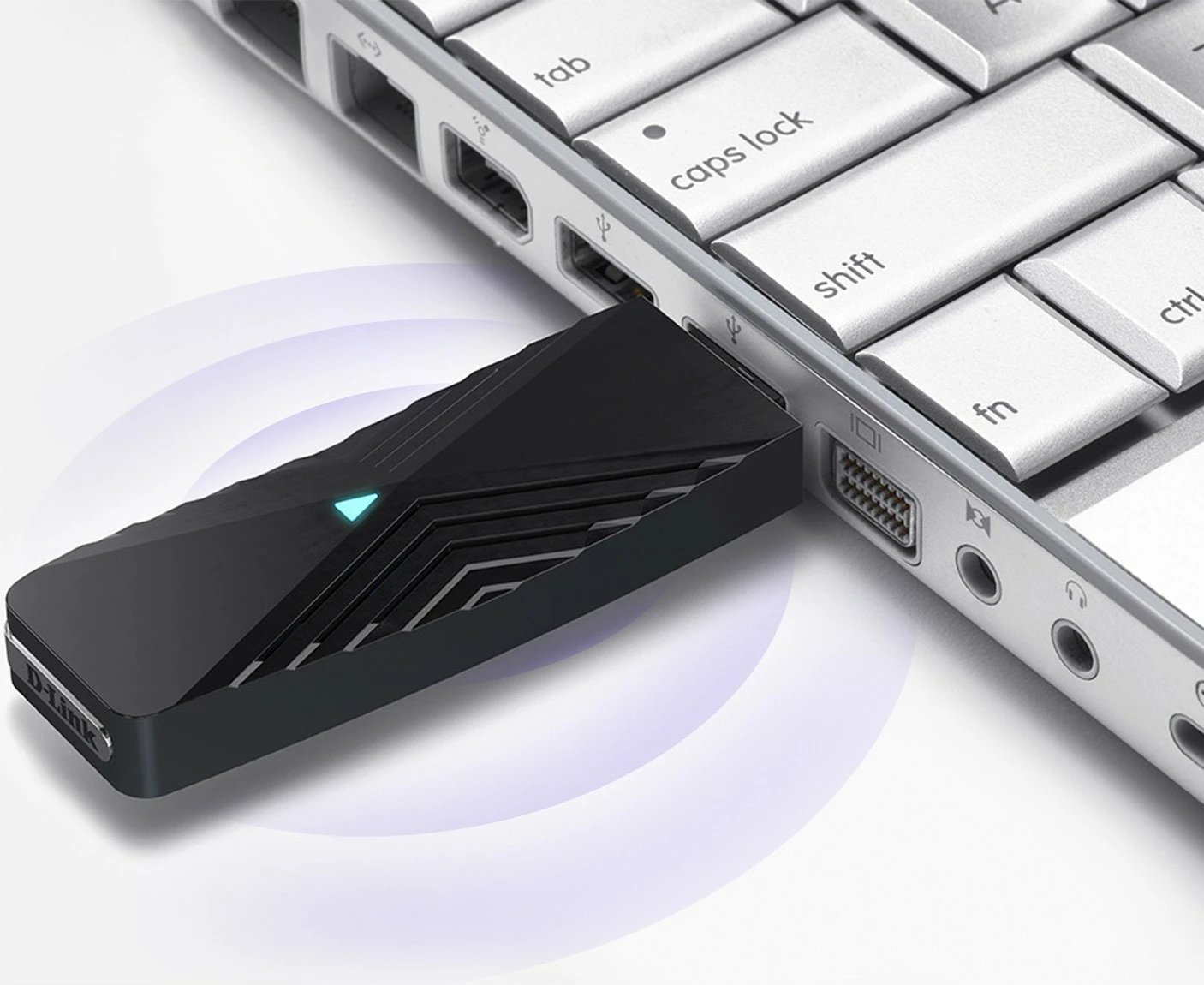 Adapter Wi-Fi D-Link DWA-X1850, Wi-Fi 6, USB 3.2, 1800 Mbps, i zi