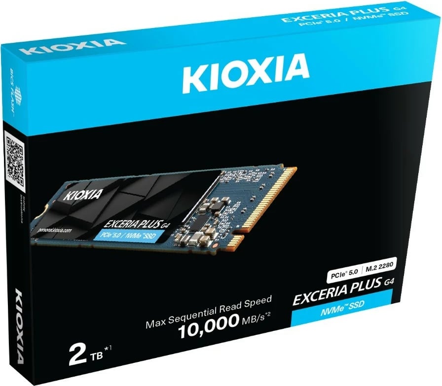 SSD Kioxia Exceria Plus G4, 1TB, M.2 2280, PCIe Gen5x4