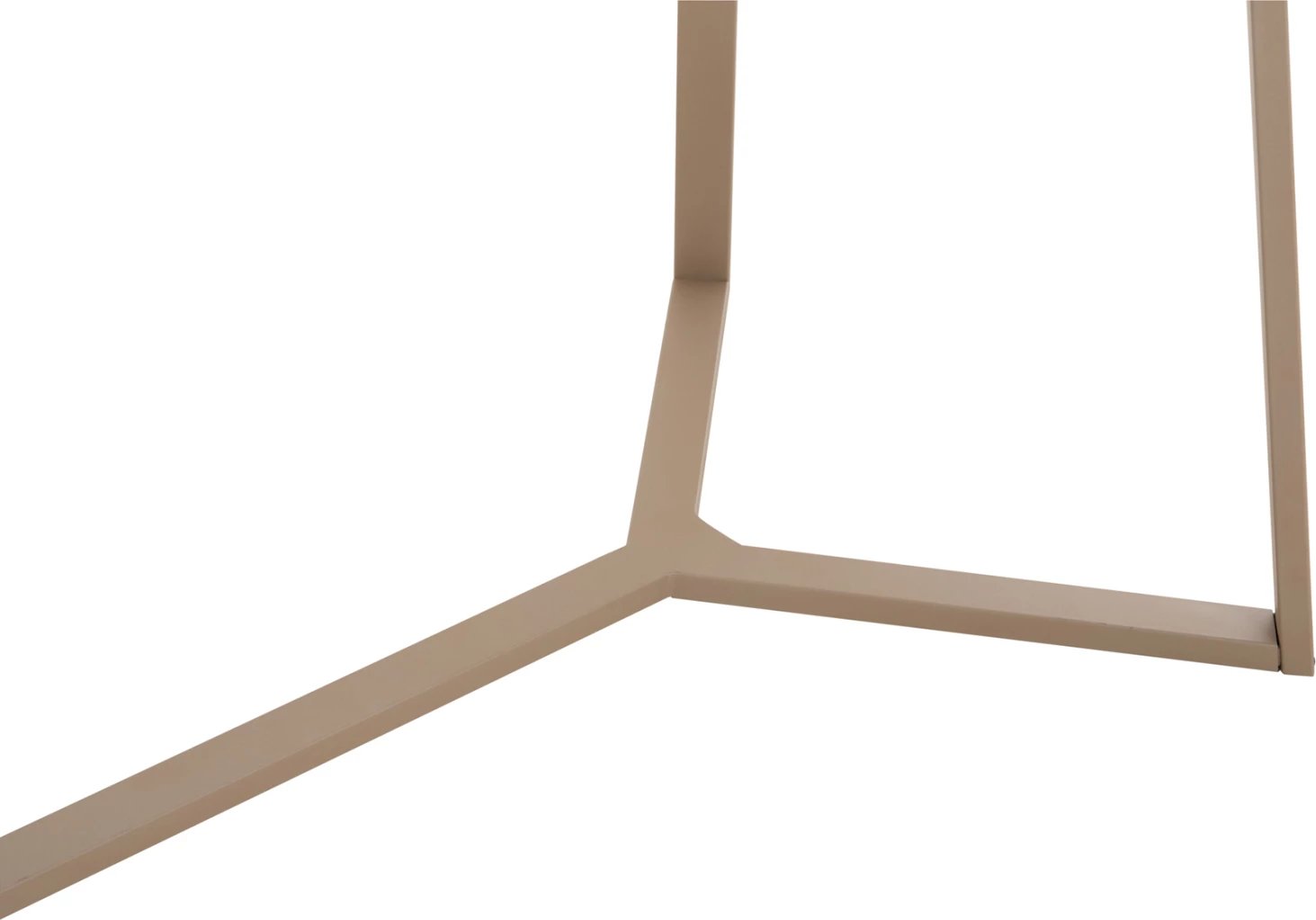 Kornizë metalike për tavolinë, ngjyrë kapuçino mat, FH471.25, 111x60x71cm