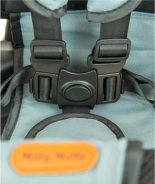 Tricikel për fëmijë Milly Mally Movi sedile 360°, rrota të fryra, dorezë prindi e rregullueshme, tendë palosëse, gri