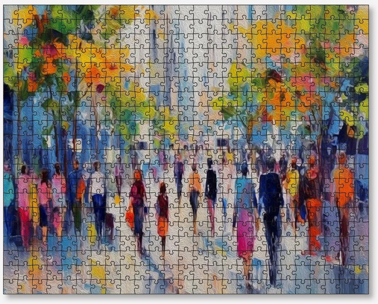 Puzzle me 500 copa, shumëngjyrësh, Evila Originals, PZL_0108_500
