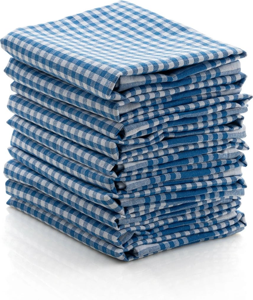 Set peshqirësh larjeje (10 copë), Hermia, pötikareli, blu