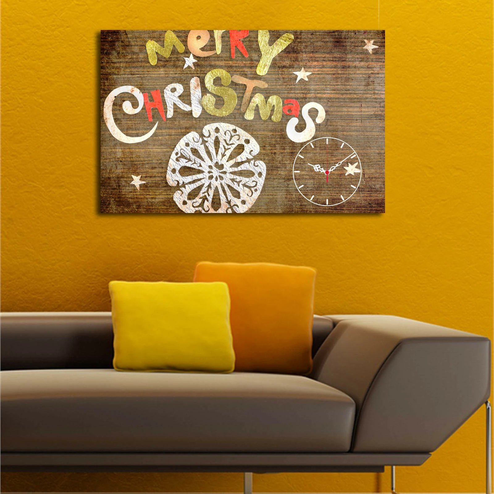 Orë muri dekorative prej kanavace, shumëngjyrëshe, Wallity, YYCS-6, 45x70cm