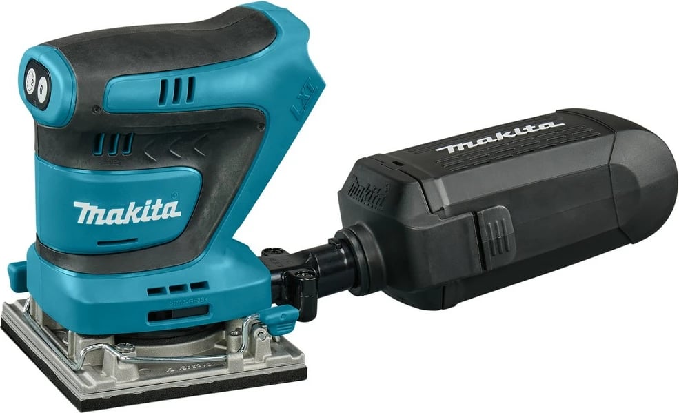 Lëmues orbital Makita DBO484Z, 18V, 2 shpejtësi, zi/kaltër