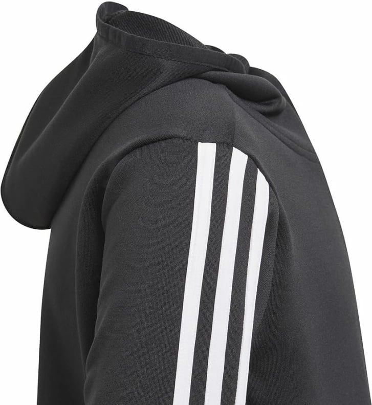 Duks me kapuç adidas për fëmijë, i zi