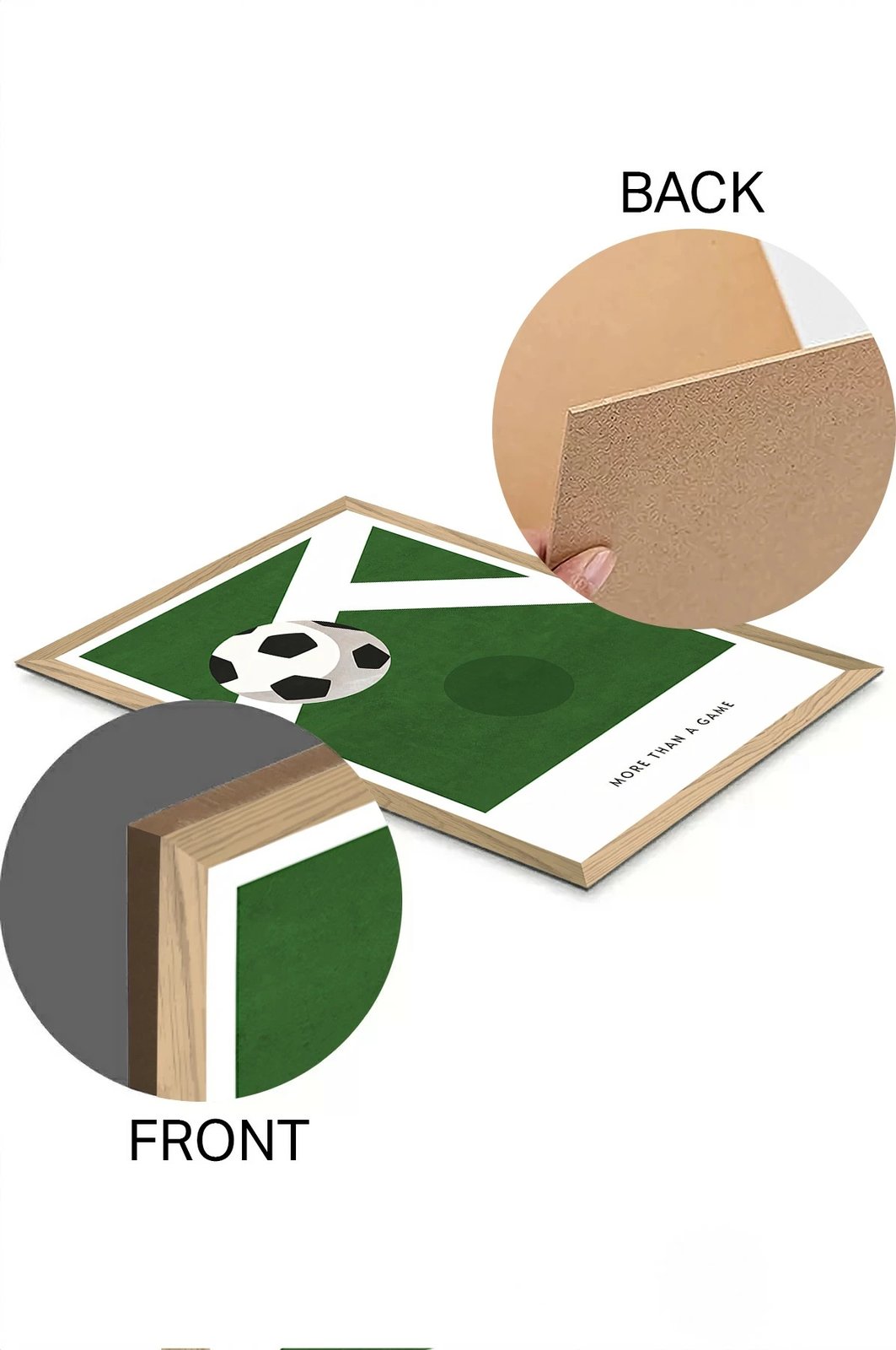 Pikturë dekorative Wallity, shumëngjyrëshe, Tekhammdf49, 33x48cm