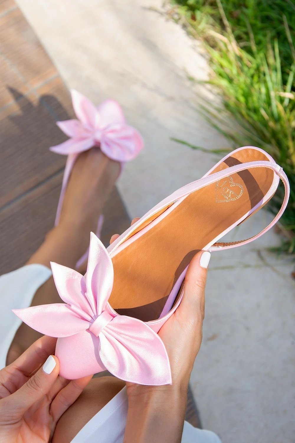 Këpucë të sheshta për femra Fox Shoes, rozë