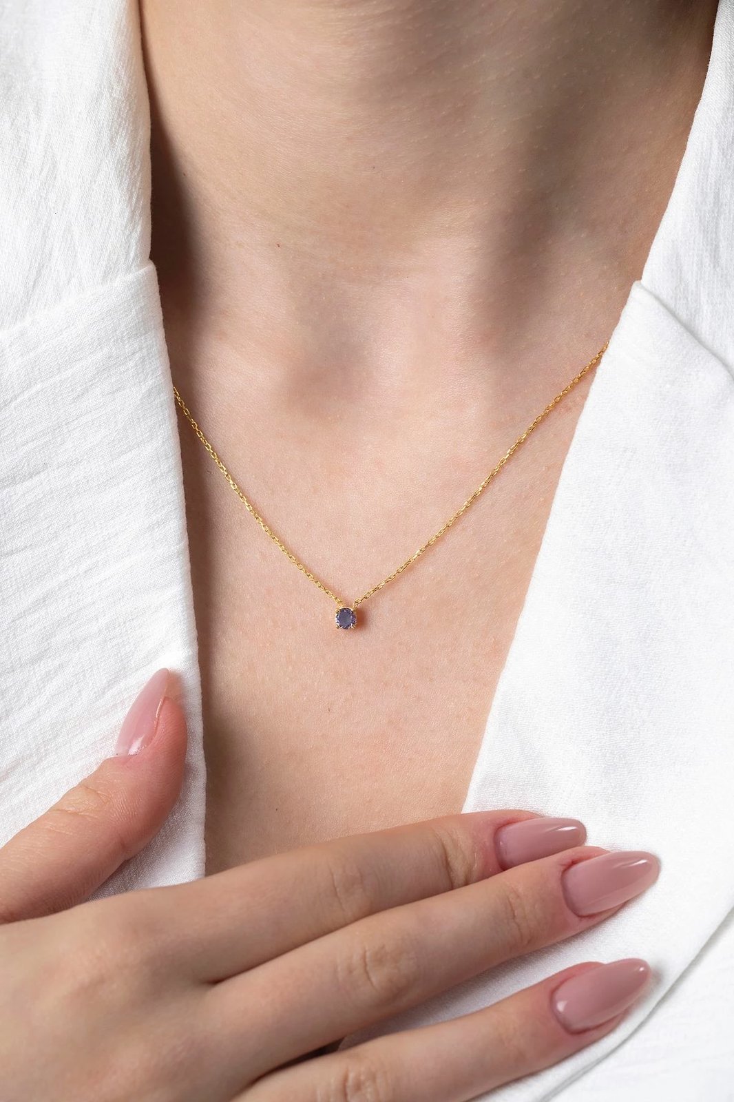 Qafore argjendi Elika Silver, TFNY65235, ngjyrë lejla