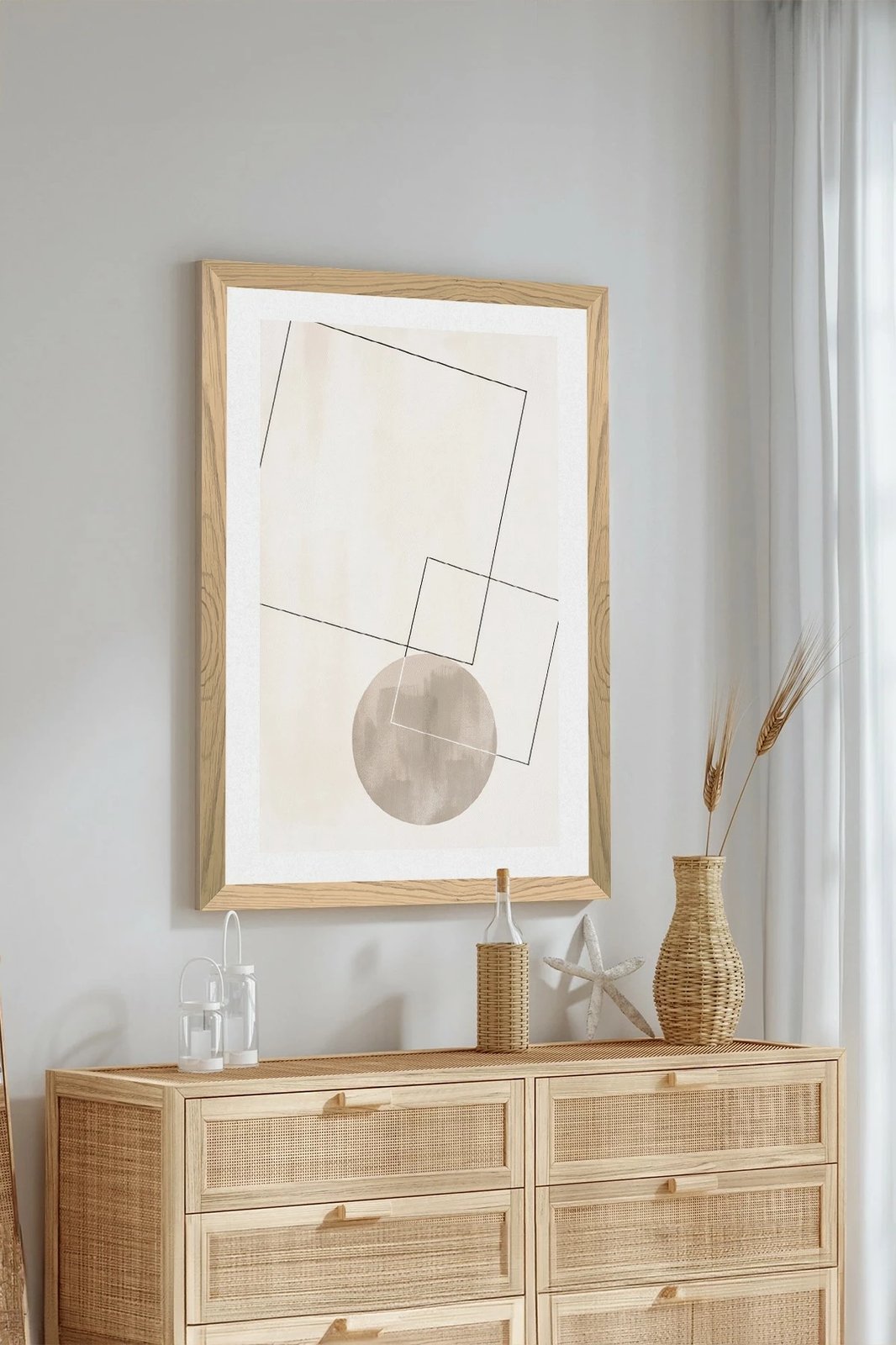 Pikturë dekorative Wallity, Tekhammdf87, shumëngjyrëshe, MDF, 33x48cm