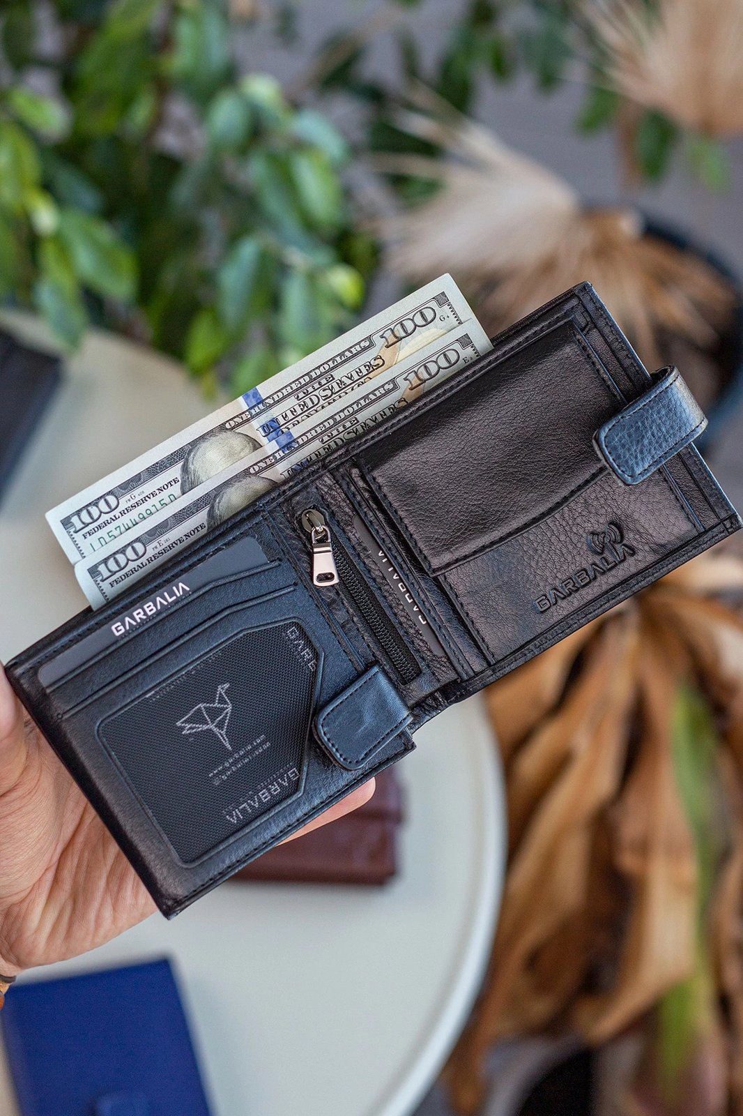 Set portofoli me rrip (2 copë), Zoozie Bags, Chelsea, ngjyrë e zezë