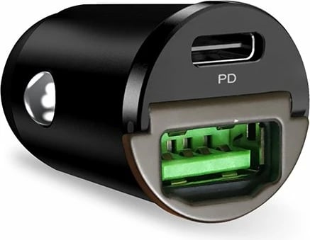 Karikues veture Puro Mini 30W, USB-C & USB-A, i zi