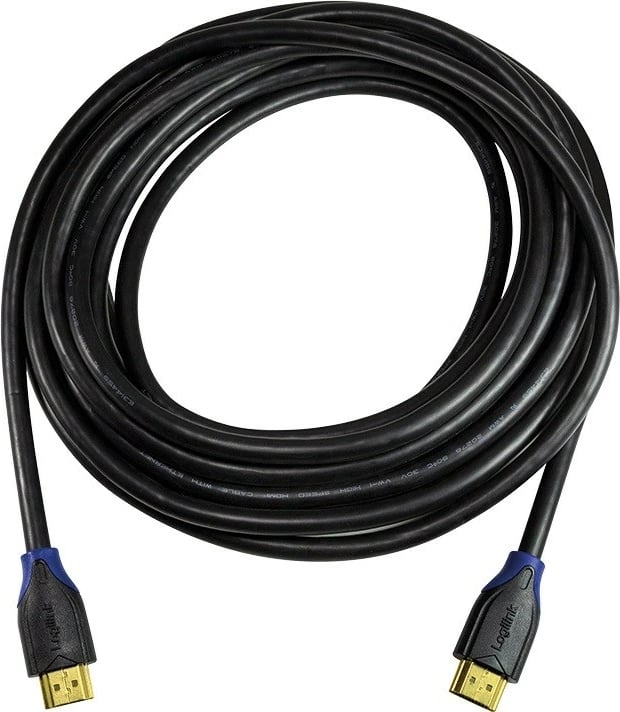 Kabllo HDMI LogiLink CH0061, 1m, High-Speed me Ethernet, E zezë