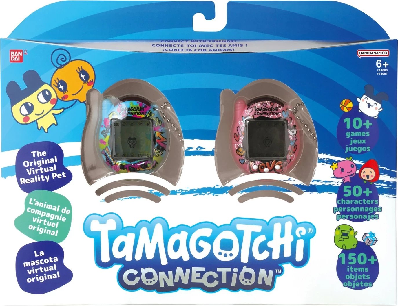 Tamagotchi Connection Bandai, True Friends, Blu Graffiti