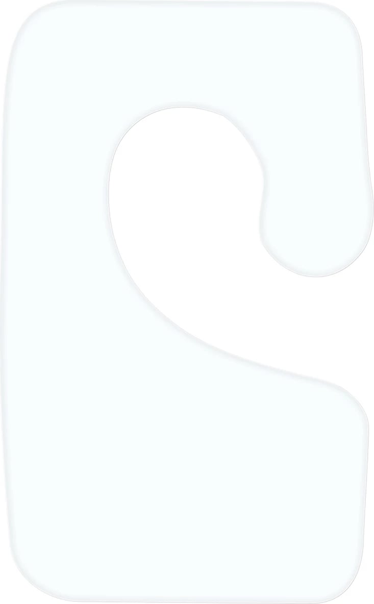Varëse ekspozimi Hurtel #1ZH01, 35x22 mm, PVC, ngjitës gomë, transparente, 1000 copë/rrotull