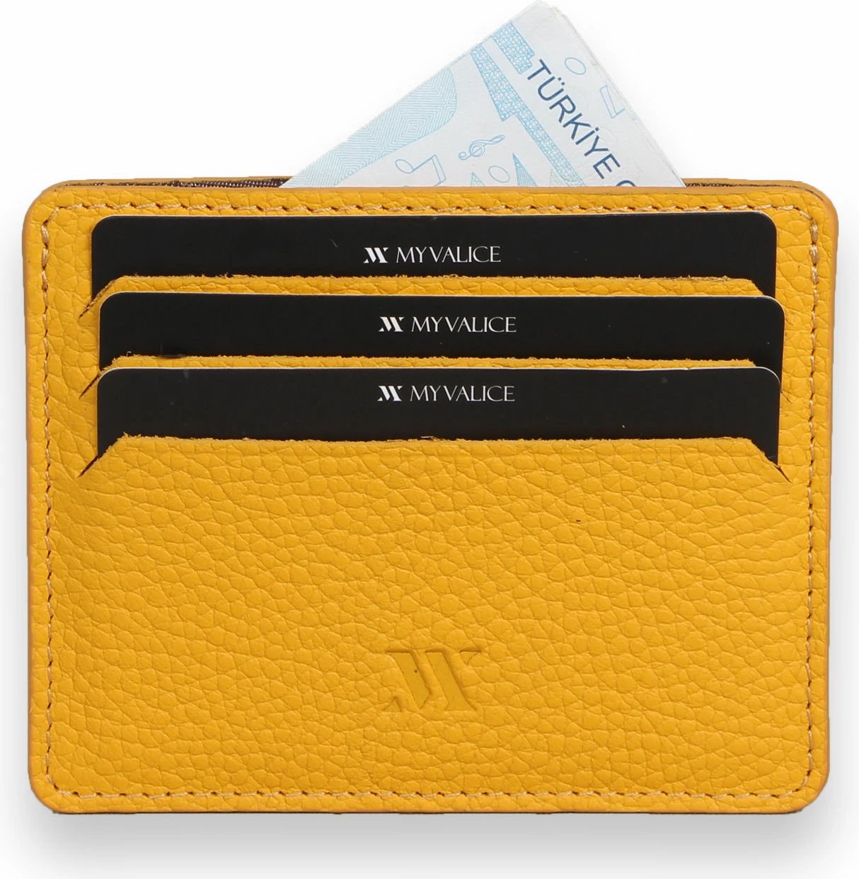 Portofol lëkure i verdhë Zoozie Bags, 4380