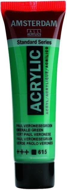 Ngjyrë akrilike Talens Amsterdam 615, 120ml, Jeshile smerald