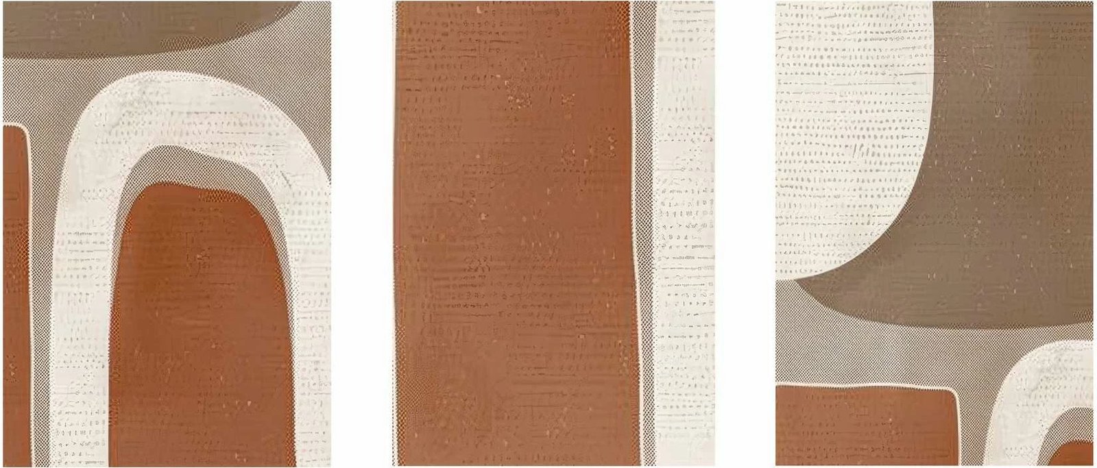 Pikturë dekorative me kornizë MDF (3 copë), Wallity, Mp3-00112, 21x30cm