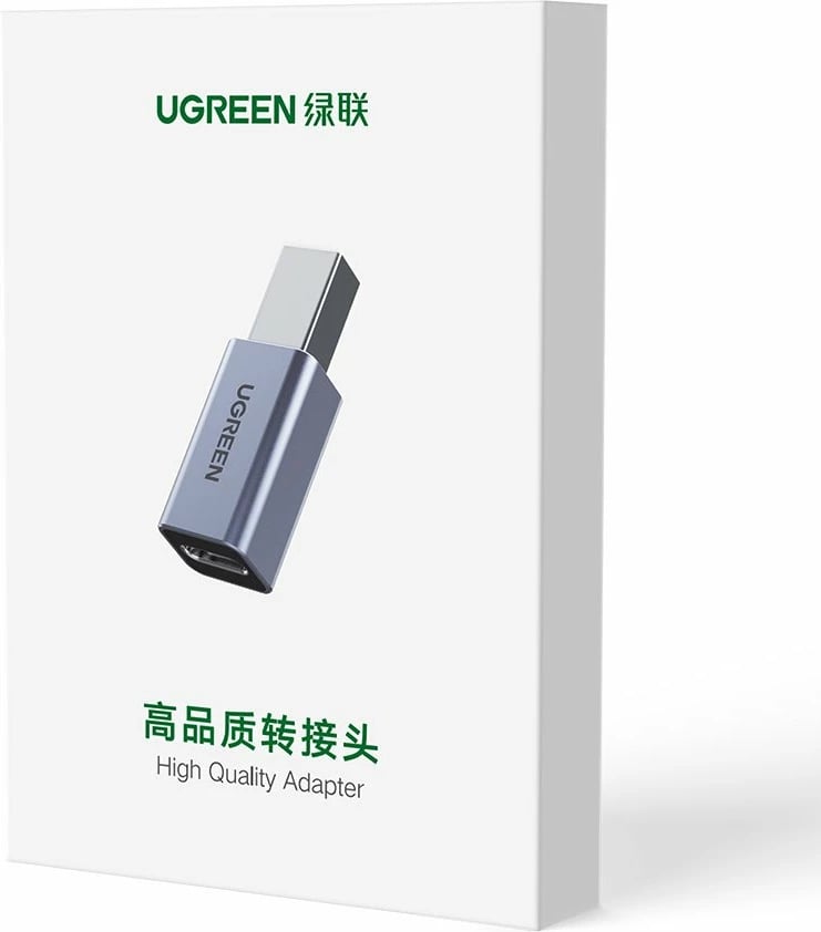 Adapter USB Type C në USB Type B Ugreen US382, Gri
