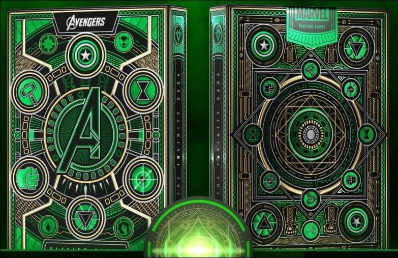 Letra loje Bicycle Avengers Green Talia, të gjelbra