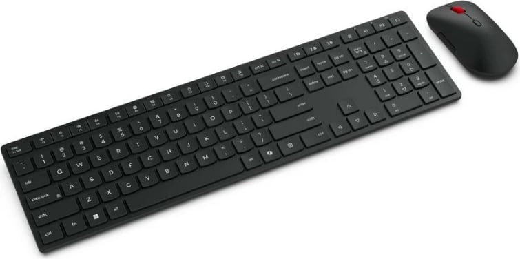 Set tastierë dhe maus pa kabllo Lenovo Essential 4X31S04810, US English, e zezë