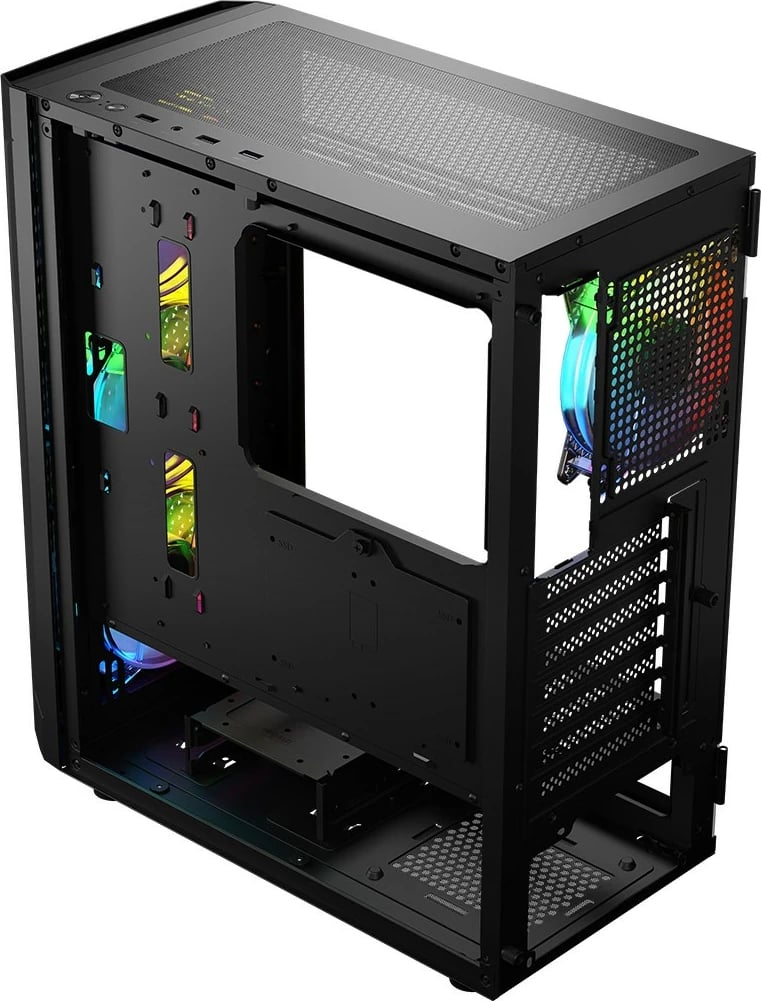 Kasë Logic Concept Aramis ARGB Midi Tower, ATX, e zezë Kasë Logic Concept Aramis ARGB Midi Tower, ATX, e zezë