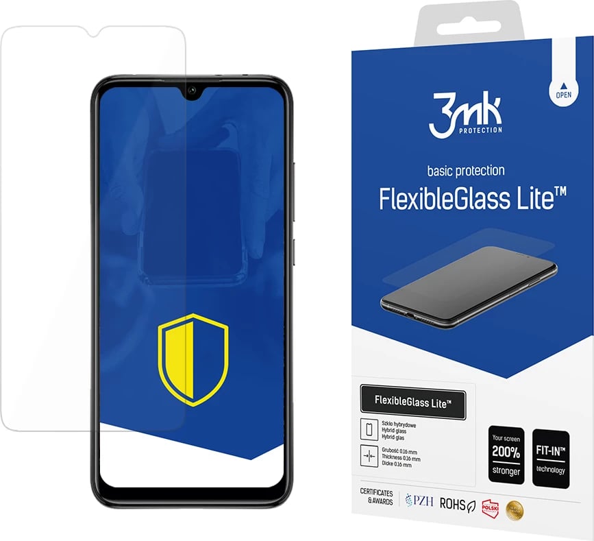 Xham hibrid mbrojtës 3mk FlexibleGlass Lite për Xiaomi Redmi 9
