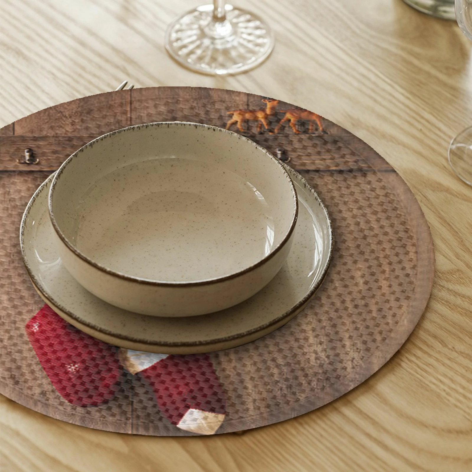 Set nënshtrues tavoline Hermia Concept, shumëngjyrësh, 4188Supla, 4 copë