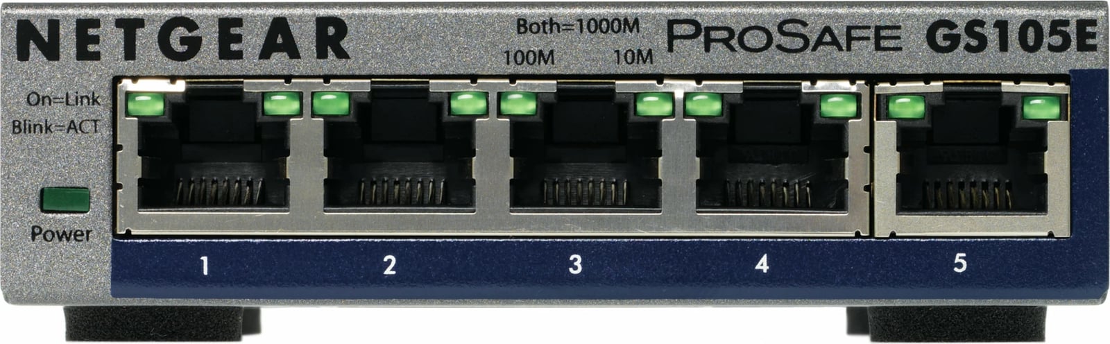 Switch NETGEAR GS105E-200PES, Managed, L2/L3, Gigabit Ethernet, Gri