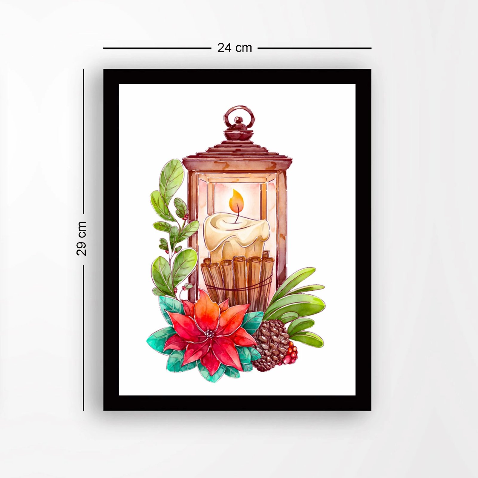 Pikturë dekorative me kornizë, MDF, shumëngjyrëshe, Wallity, SC4963113