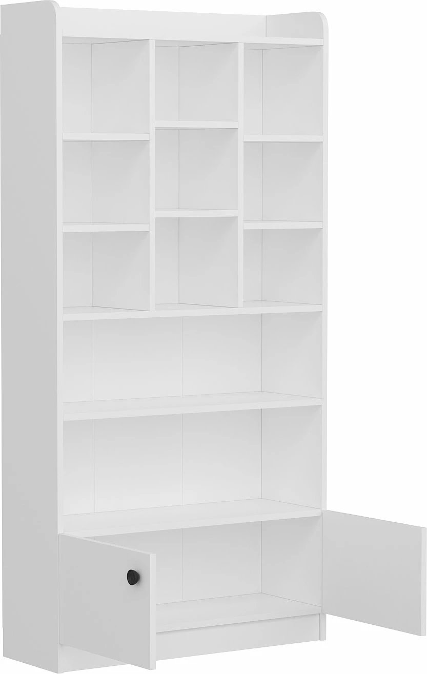 Raft librash Hanah Home, Tokyo, i bardhë