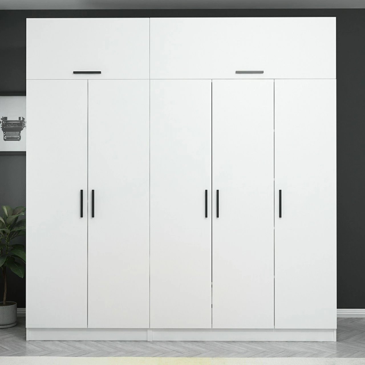 Dollap Hanah Home, Kale - 3085, i bardhë