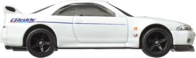 Makine lodër Hot Wheels Nissan Skyline GT-R (BCNR33), 1:64, e bardhë