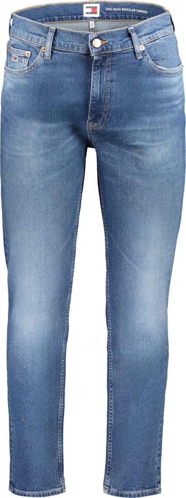 Pantallona xhins Tommy Hilfiger dad jeans meshkuj, kaltër