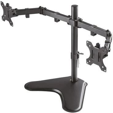 Mbajtës tavoline për monitorë NEWSTAR FPMA-D550DDBLACK, për 2 ekrane, 10-32", i zi