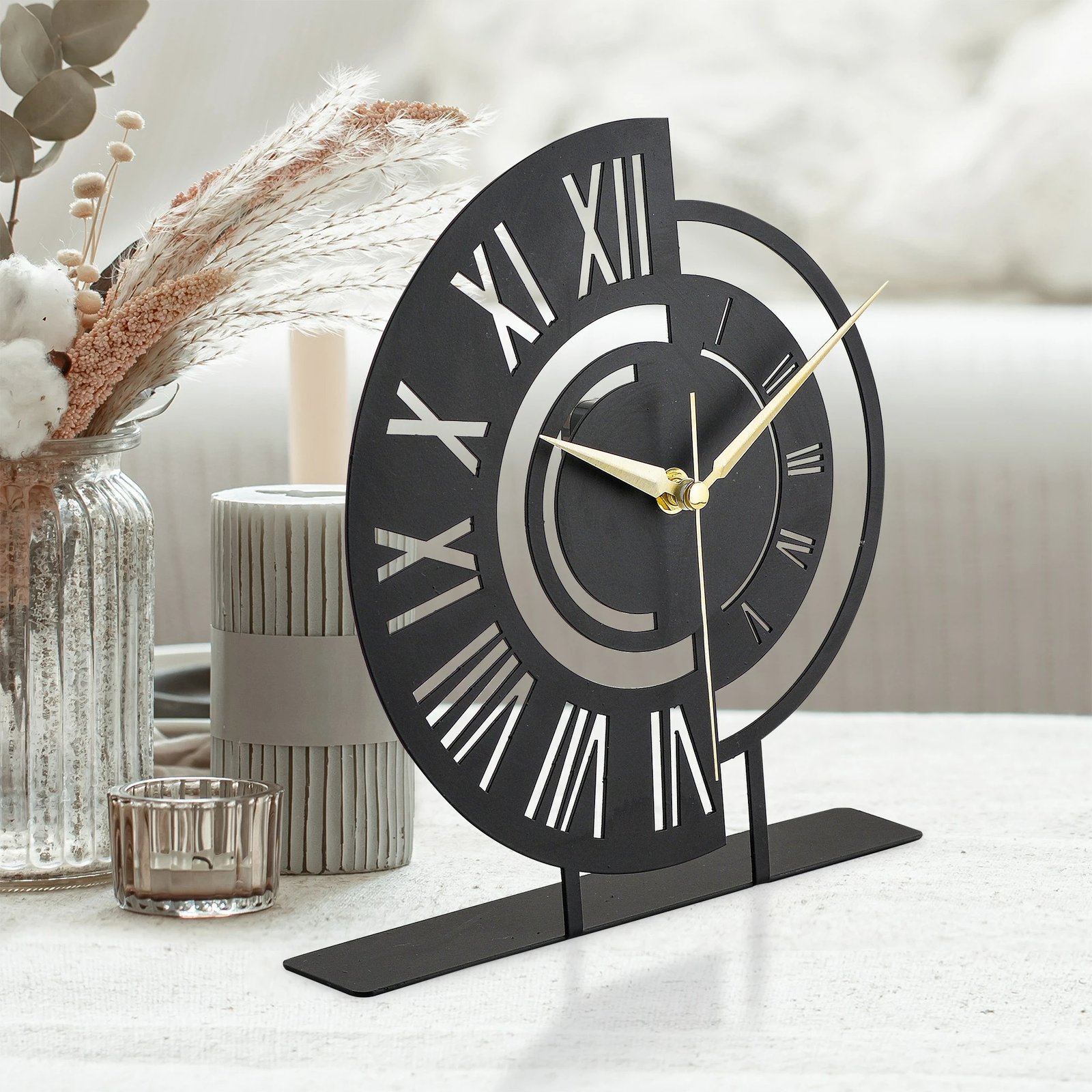 Orë dekorative Aberto Design, Ruota, e zezë