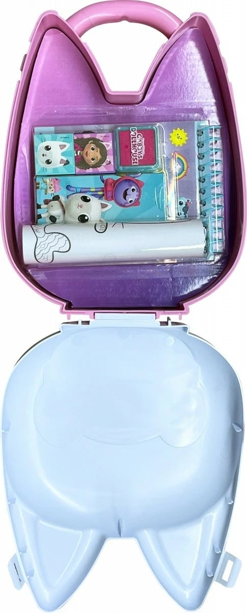 Set kreativ Kids Euroswan Gabby's Dollhouse GD00076 me kuti mace 3D dhe aksesorë
