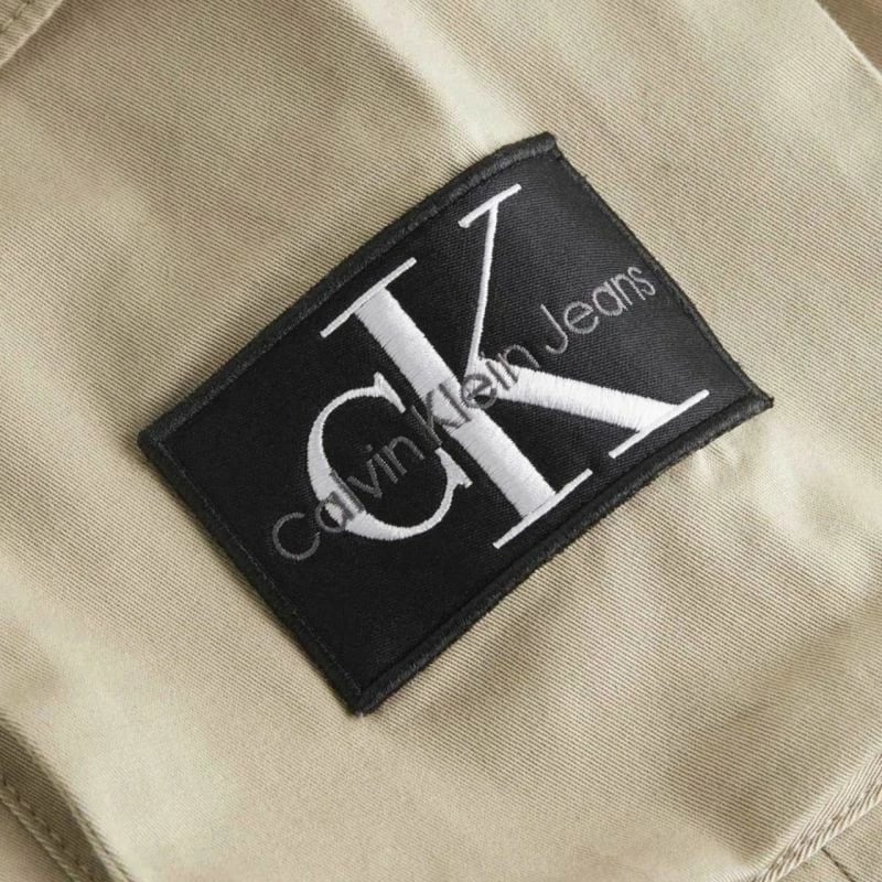 Pantallona jogger Calvin Klein, meshkuj, bezhë