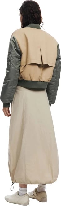 Fustanellë Desigual femra, beige