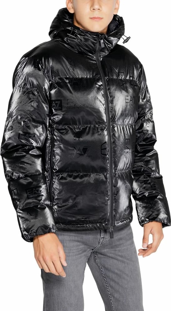 Jakne për meshkuj EA7 Emporio Armani, e zezë