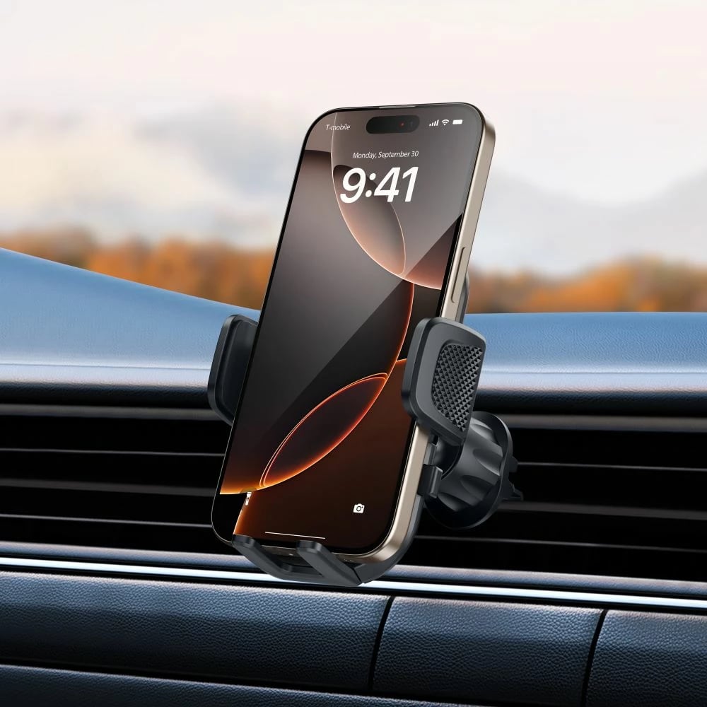 Mbajtës për celular Tech-Protect V8, universal, për veturë, i zi