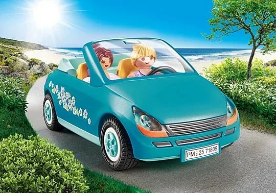 Set lodrash Playmobil My Life 71809, kabriolet, 30 pjesë, kaltër