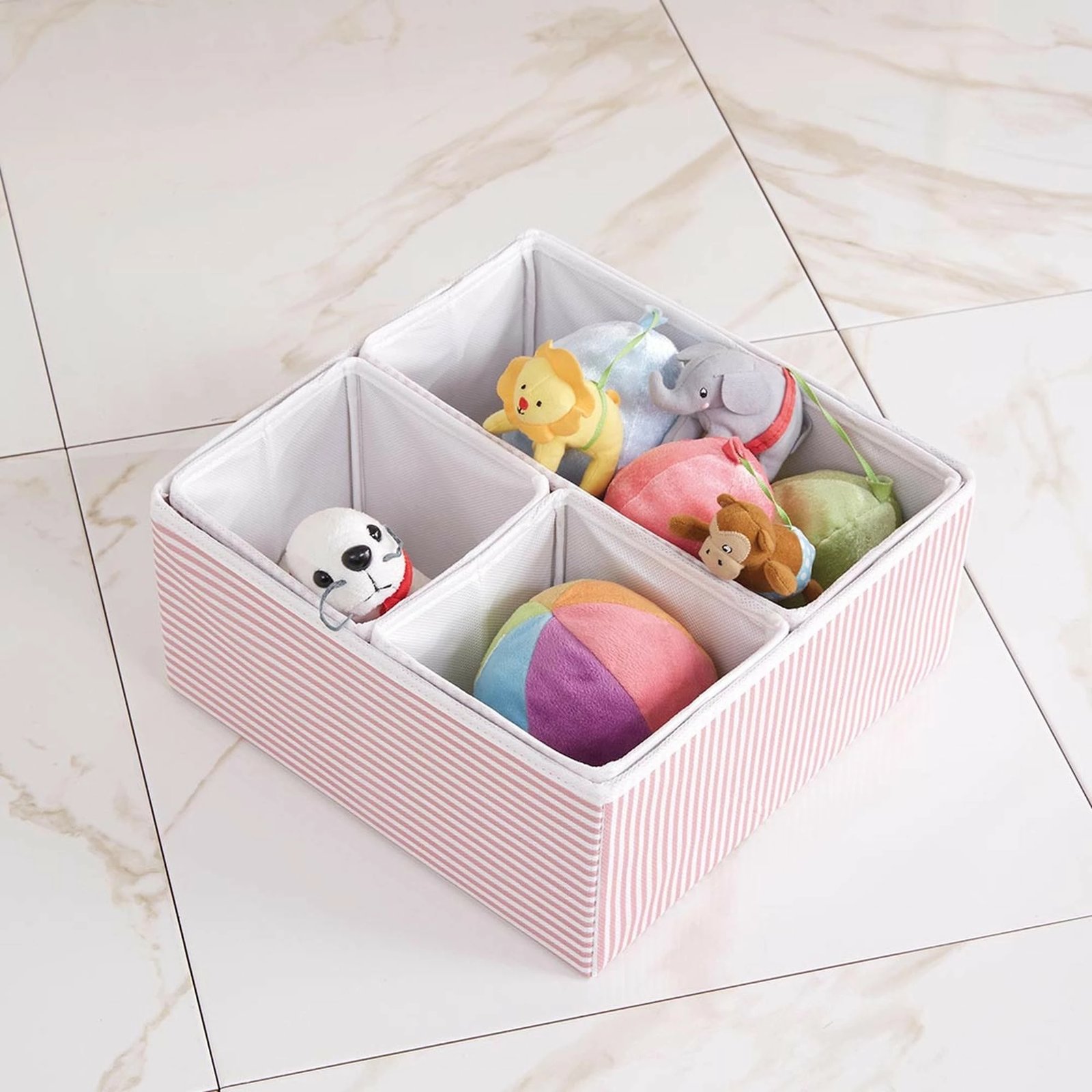 Set organizues prej ndjese (4 copë), Aberto Design, YLC421, ngjyrë pluhur