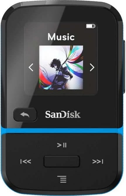 MP3 player SanDisk Clip Sport,32GB, e kaltër 