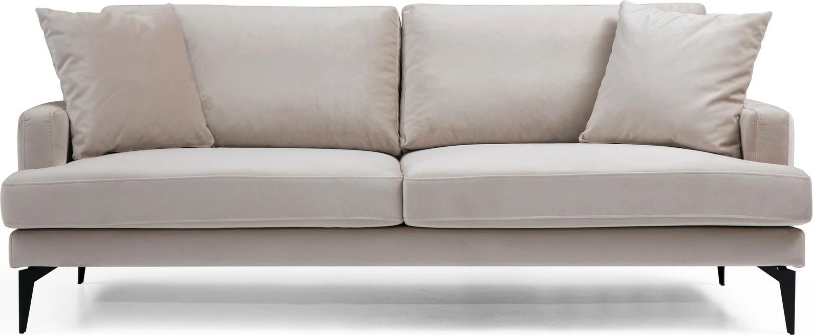 Divan treshe Papira, ngjyrë bezhë, Atelier del Sofa