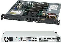 Kasë serveri Super Micro SuperChassis 512F-350B1, rack 1U, ATX, 350W, e zezë