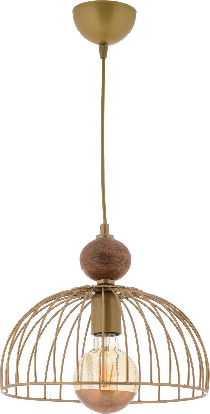 Llambë tavani Opviq, Dorris, dru, ngjyrë ari, natyrale