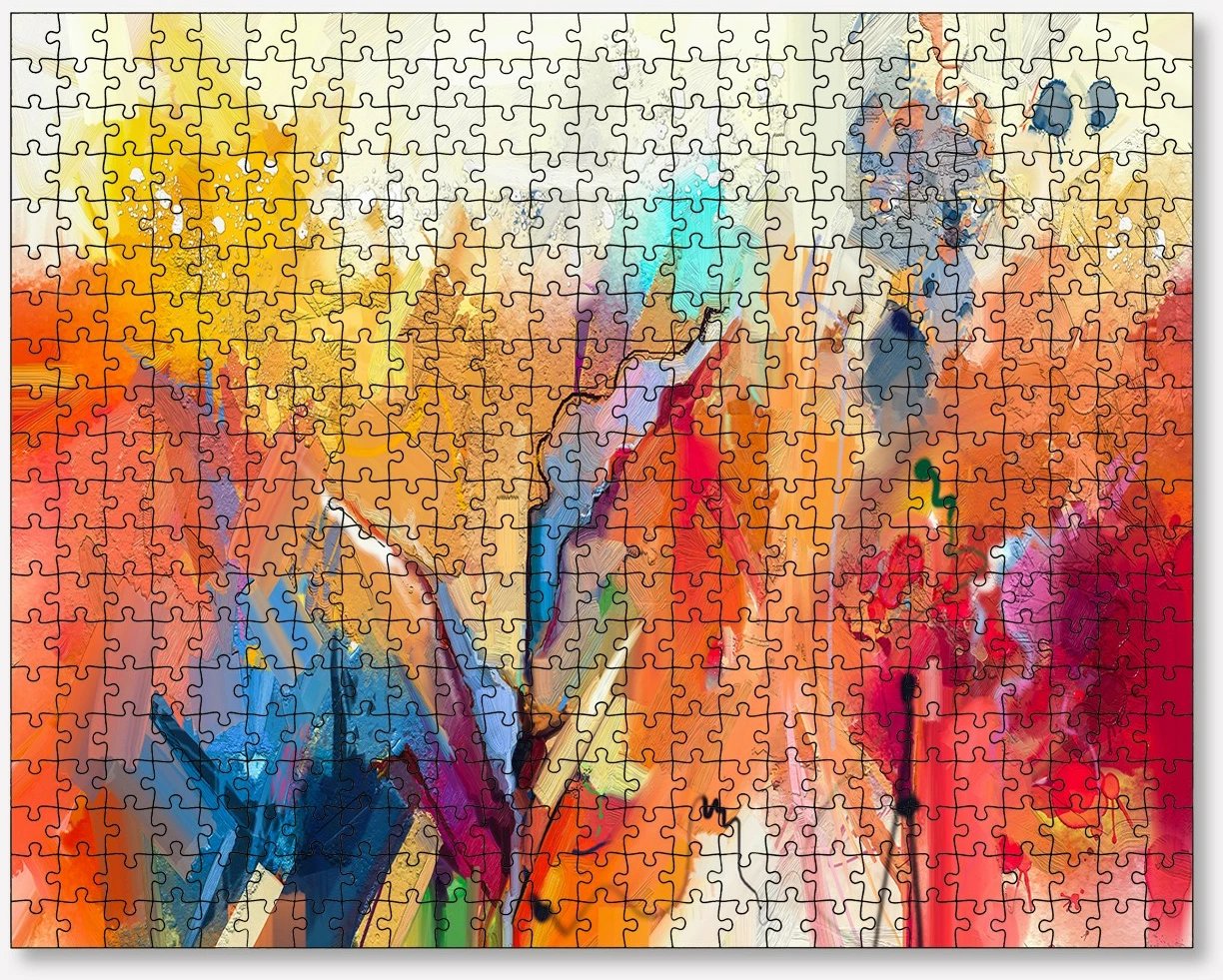 Puzzle 500 copë, Evila Originals, shumëngjyrësh, PZL_0132_500