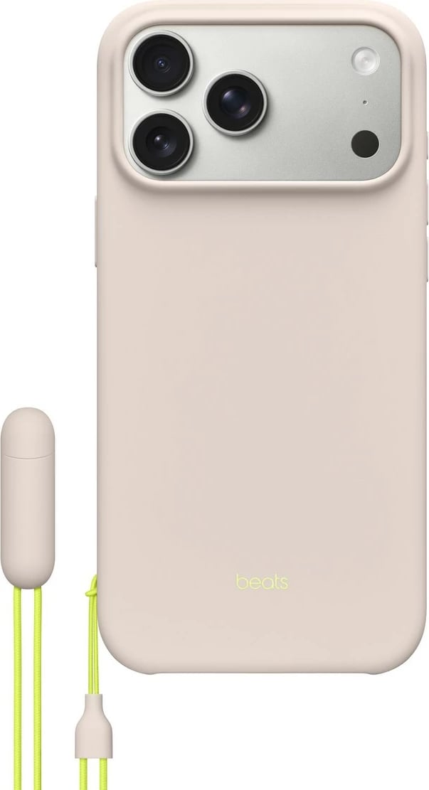 Mbështjellës Apple Beats Kickstand për iPhone 17 Pro Max, MagSafe, Bezhe