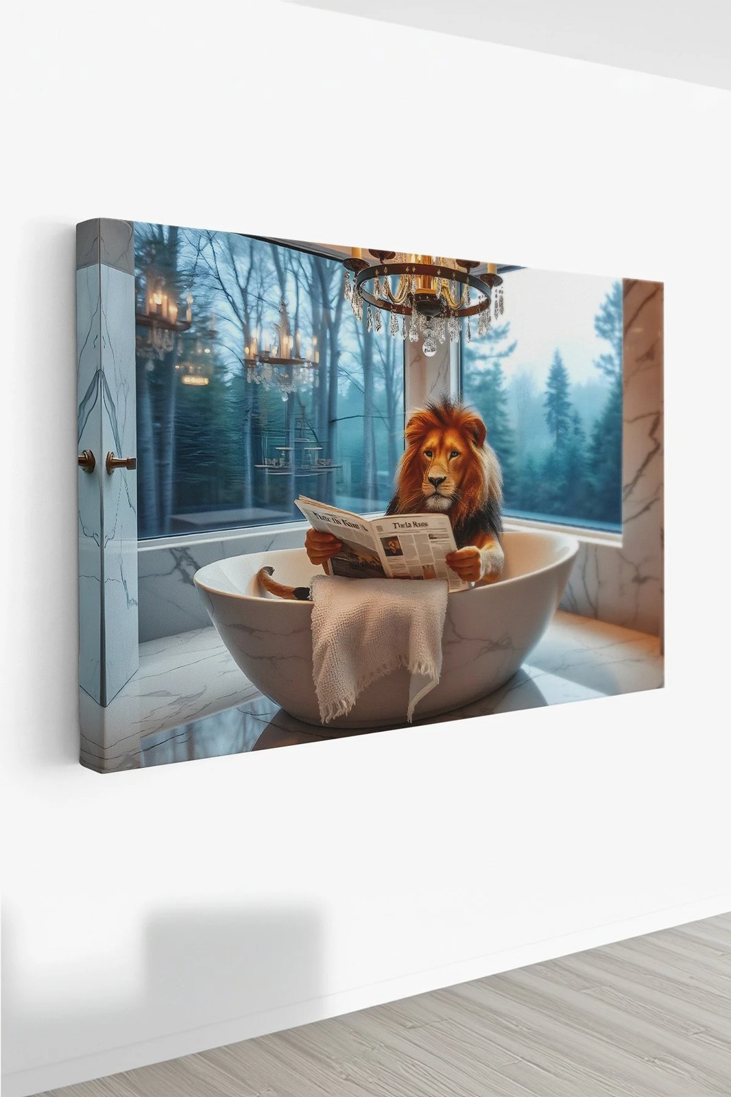 Pikturë dekorative në kanavacë, shumëngjyrëshe, Wallity, Ersyaıhyvn21, 40x60cm