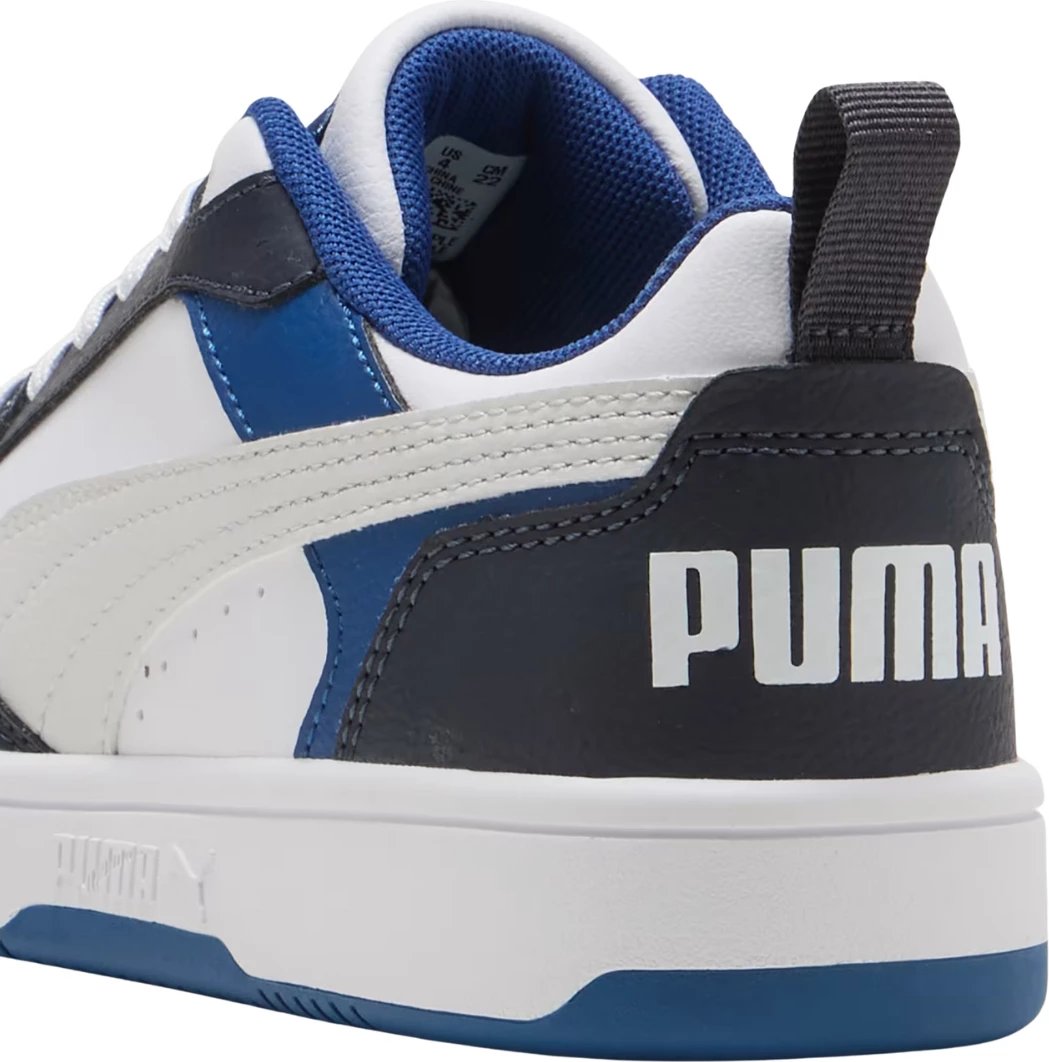 Këpucë për fëmijë Puma, të bardha-kaltër